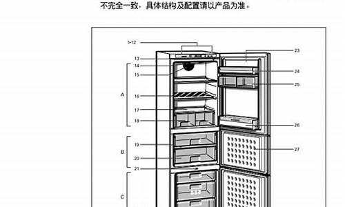 西门子电冰箱说明书_西门子电冰箱说明书图