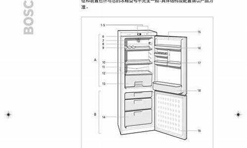 冰箱说明书_西门子冰箱说明书