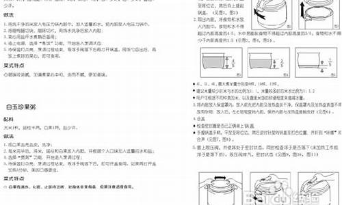 电压力锅说明书介绍_电压力锅使用说明